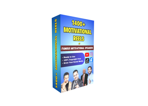 1400+ Motivational Reels Bundle | Ready-to-Post Reels for Instagram | YouTube | Facebook Shorts